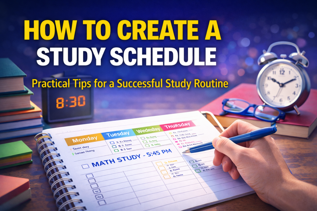 How to Create a Study Schedule