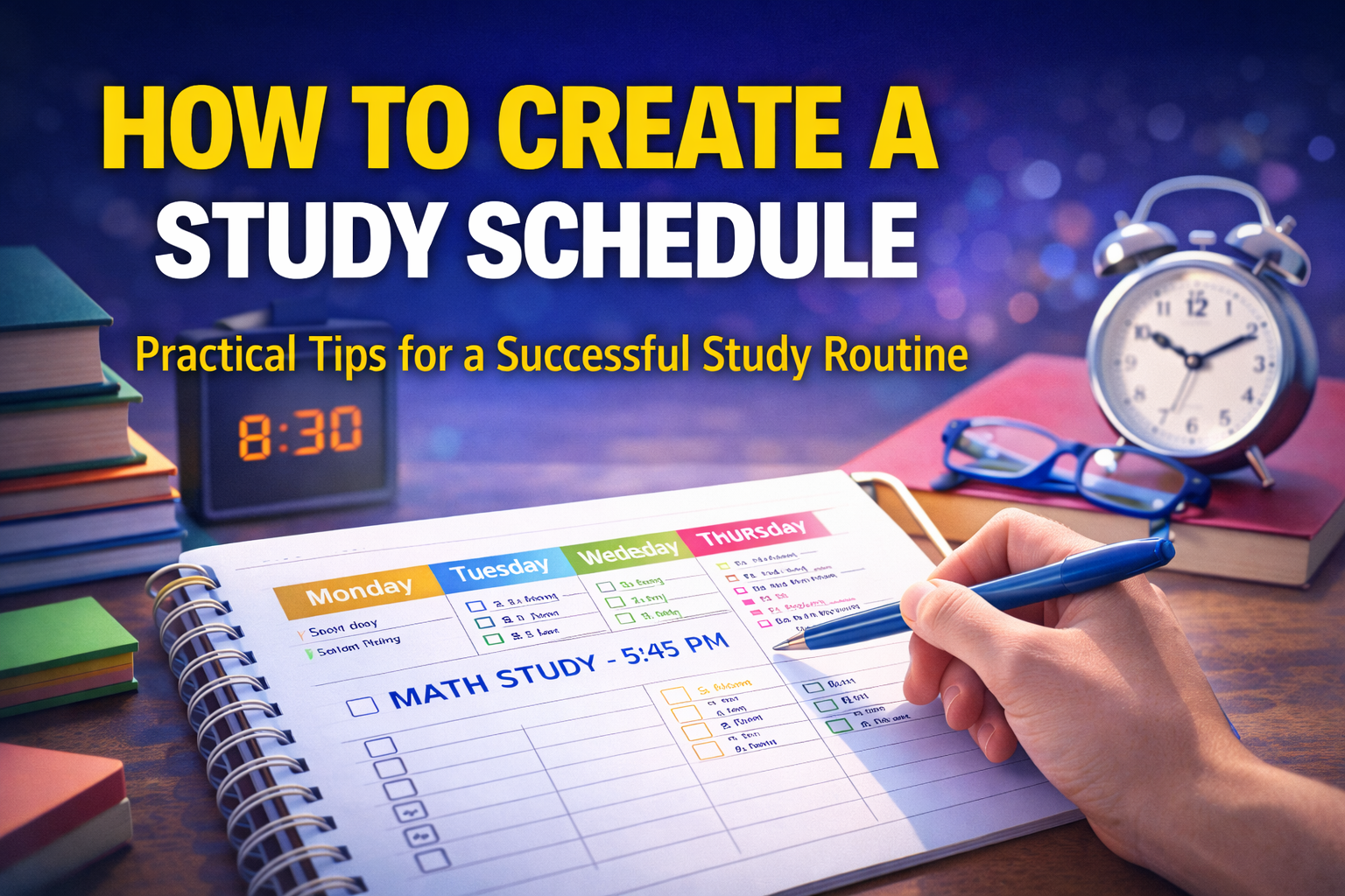 How to Create a Study Schedule