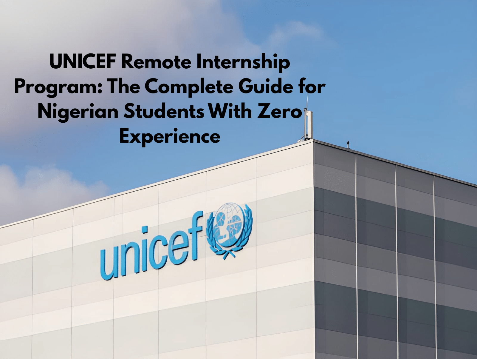 unicef remote internship program
